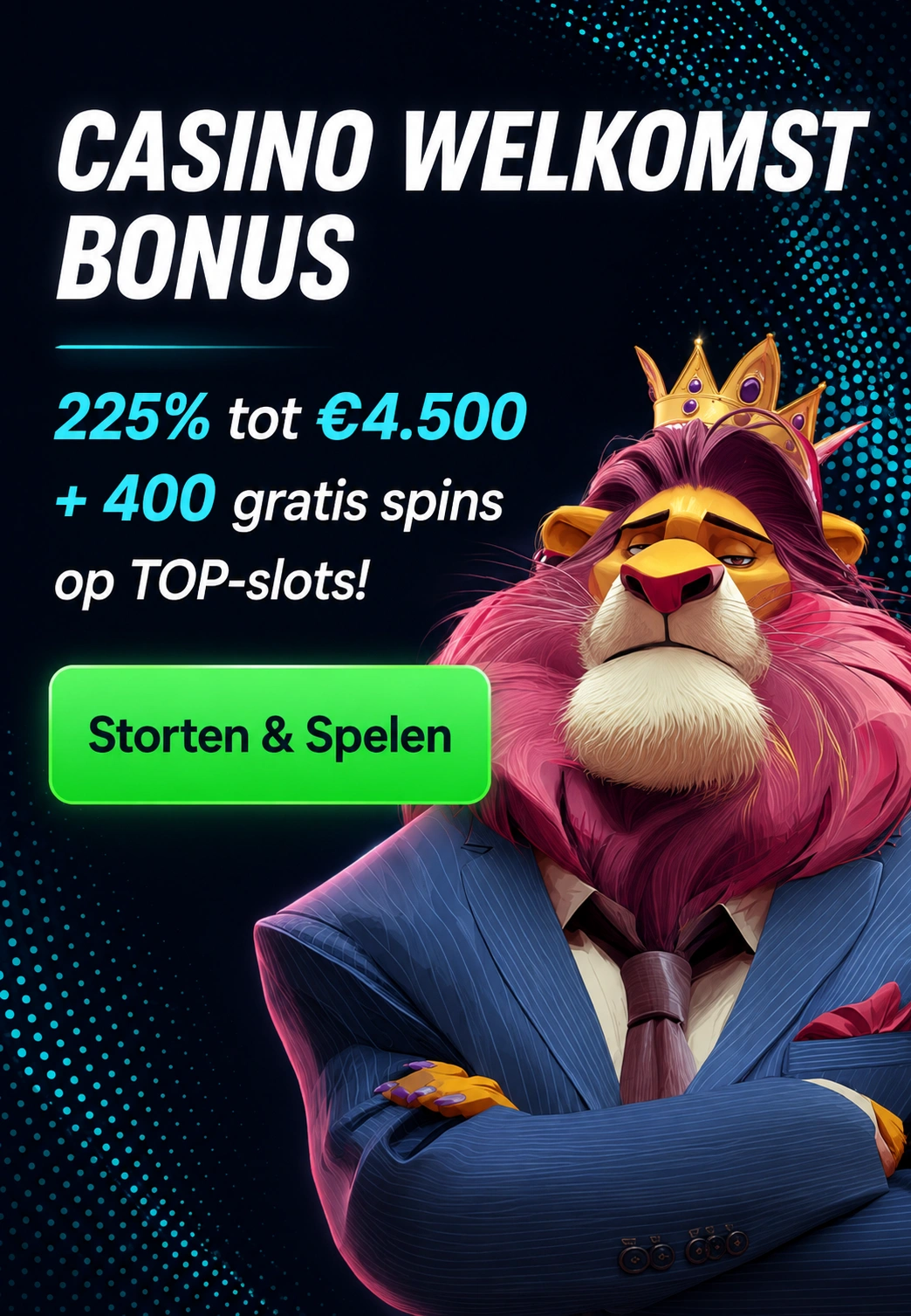 Tip Top Casino affiliate-landingspagina preview